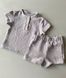 Муслінові шорти та футболка "Gray"  kostyum(shorty+futb)-Gray-74 фото 2