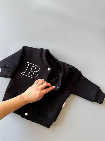 Утеплений бомбер "Black" Bomber(base)-TotalBlack-74 фото