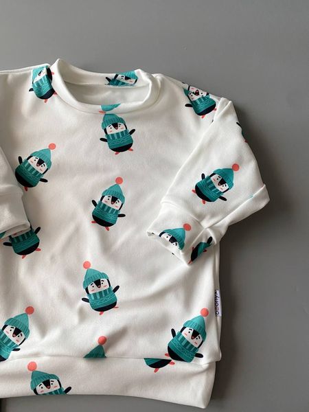 Піжама/костюм з мікрофлісу "Cute Penguins" (92-104рр.) Paj(mcrflis)-CutePeng-92 фото