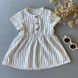 Набір: муслінова сукня «Stripes+Cream» N.Sukni-Cream+Stripes-80 фото 2