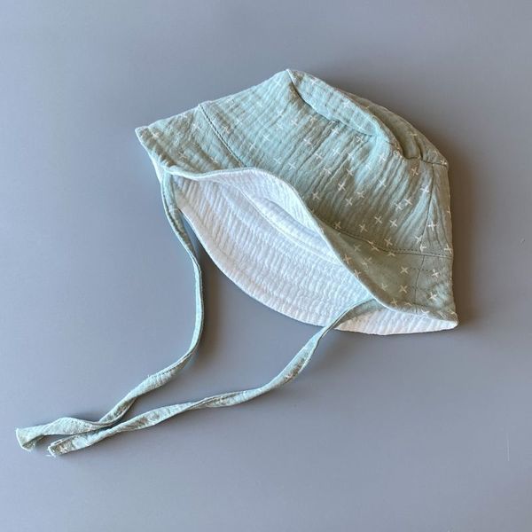 Панамка муслінова "Mint+Milk" N.Panam(base)-Mint+Milk-50 фото