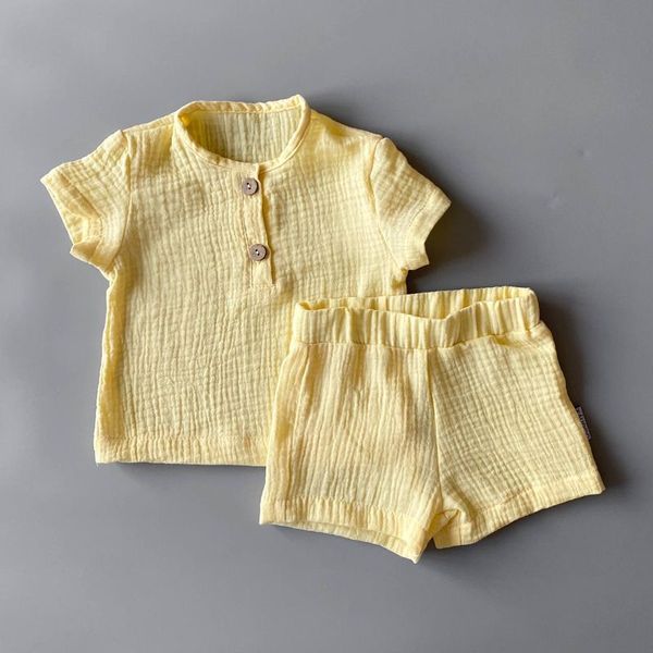 Муслінові шорти та футболка "Lemon" kostyum(shorty+futb)-Lemon-74 фото