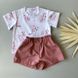 Набір: шорти "Rose" + футболка "Cherry Blossom" N.Shorty(tekst)(W)Rose+Futb(tryk)CherBlos-74 фото 1