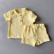 Муслінові шорти та футболка "Lemon" kostyum(shorty+futb)-Lemon-74 фото 1