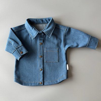 Сорочка - куртка джинсова "Blue" Sorochka(jeans)-Blue-86 фото